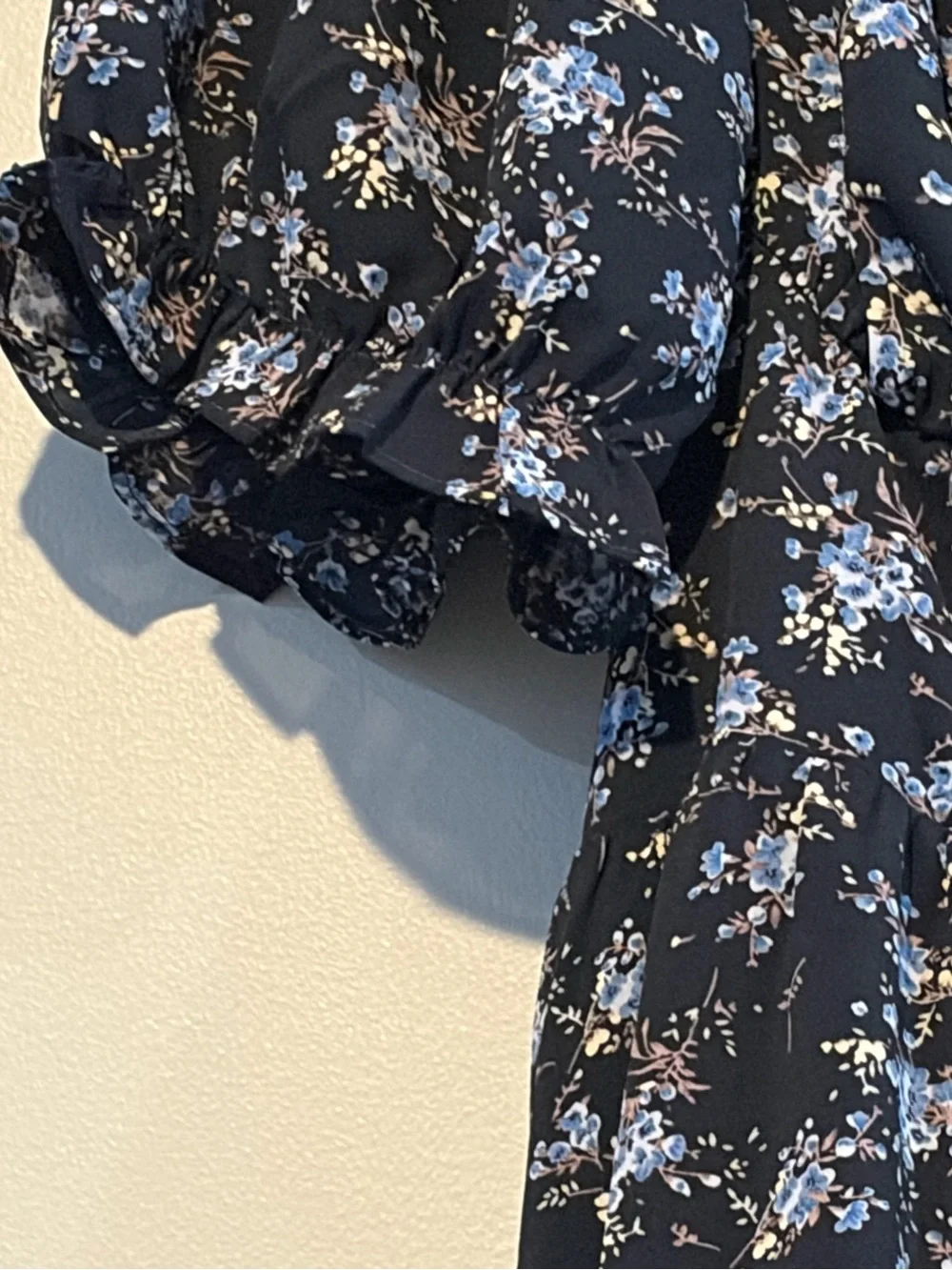 Scarlet Darkness Nightfall Floral Victorian Ruffle Maxi Dress XL - Picture 7 of 12